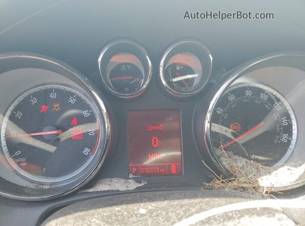 W04WT3N5XGG100089 2016 BUICK CASCADA White Սարքավորումների վահանակի տեսք
