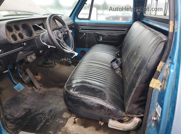 W14BE6S255820 1976 DODGE RAM Синий Вид салона спереди