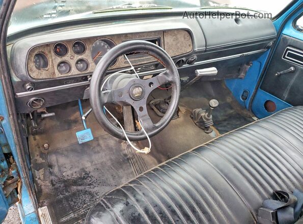 W14BE6S255820 1976 DODGE RAM Синий Вид панели приборов