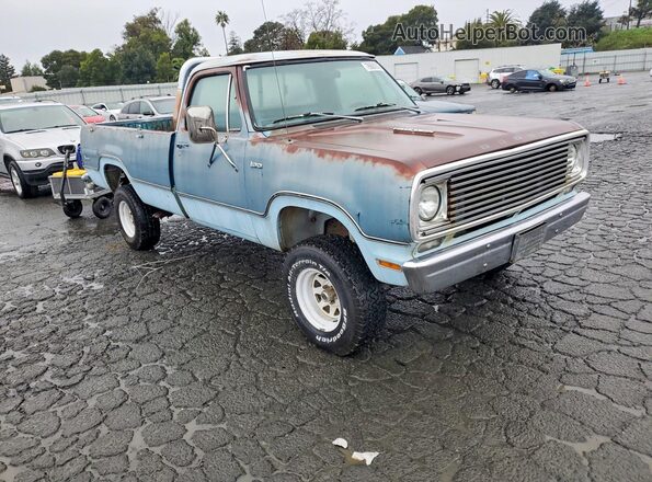 W14BE6S255820 1976 DODGE RAM Синий Передняя правая четверть