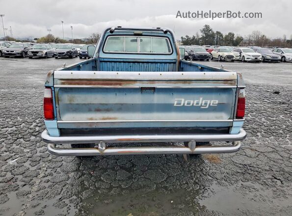 W14BE6S255820 1976 DODGE RAM Синий Вид сзади