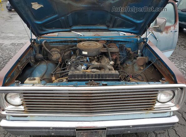 W14BE6S255820 1976 DODGE RAM Синий Вид задней части салона