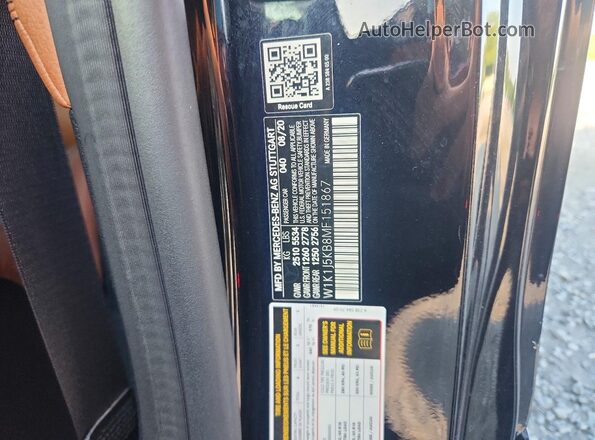 W1K1J5KB8MF151867 2021 MERCEDES-BENZ E Black Vista del compartimento del motor