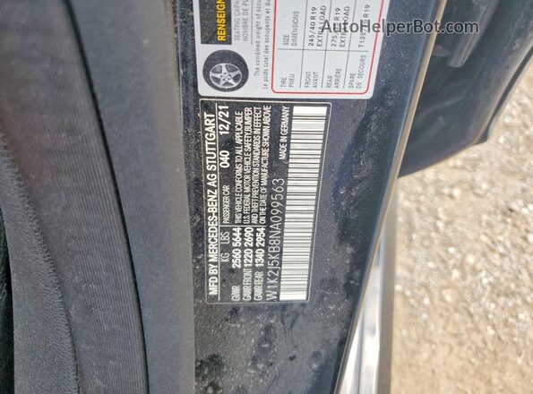 W1K2J5KB8NA099563 2022 MERCEDES-BENZ CLS-CLASS Black Vista del compartimento del motor