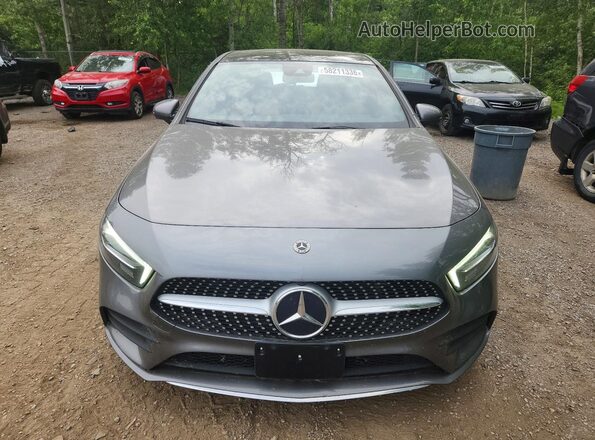 W1K3F4HB5NJ357464 2022 MERCEDES-BENZ A Gray Front view