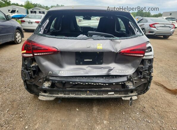 W1K3F4HB5NJ357464 2022 MERCEDES-BENZ A Gray Rear view