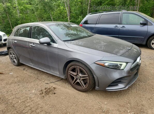 W1K3F4HB5NJ357464 2022 MERCEDES-BENZ A Gray Front right