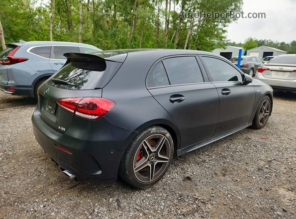 W1K3F5BB5MJ317981 2021 MERCEDES-BENZ A Black Задня права чверть