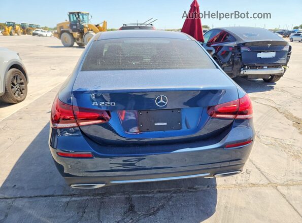 W1K3G4EB0NJ353212 2022 MERCEDES-BENZ A Blue Вид ззаду