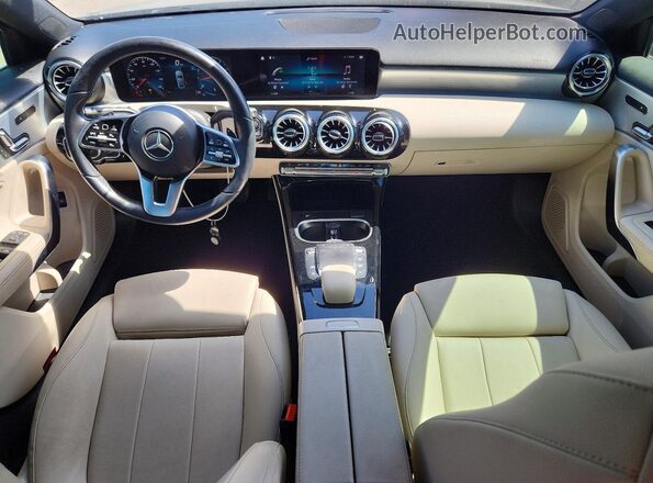 W1K3G4EB0NJ353212 2022 MERCEDES-BENZ A Blue Вид панелі приладів