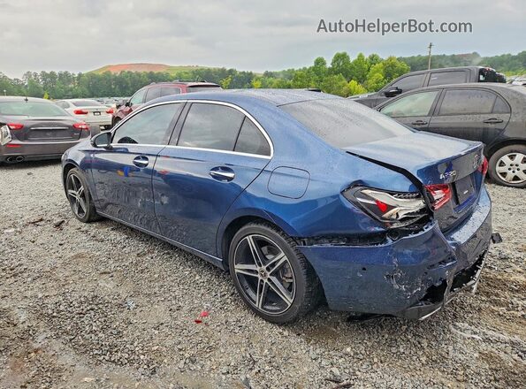 W1K3G4EB0NJ368518 2022 MERCEDES-BENZ A Синий Задняя левая четверть