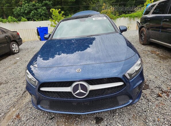W1K3G4EB0NJ368518 2022 MERCEDES-BENZ A Синий Вид спереди