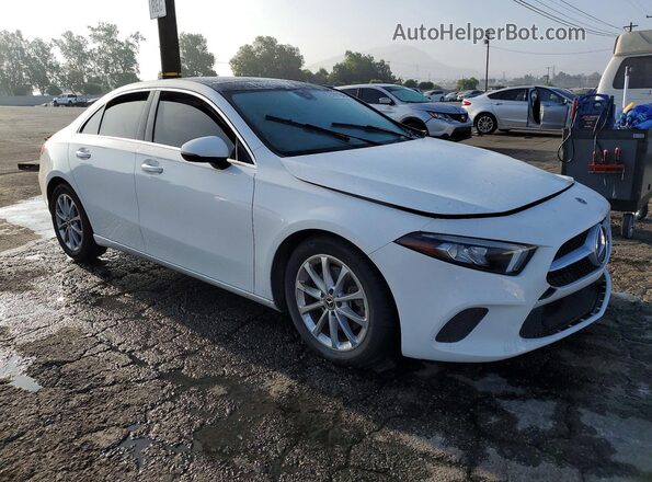 W1K3G4EB1MJ265249 2021 MERCEDES-BENZ A White Передня права чверть