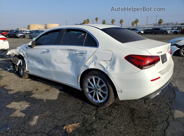 W1K3G4EB1MJ265249 2021 MERCEDES-BENZ A White Задня ліва чверть