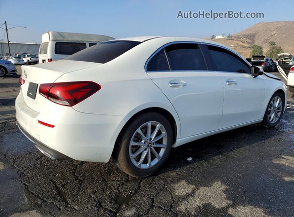 W1K3G4EB1MJ265249 2021 MERCEDES-BENZ A White Задня права чверть