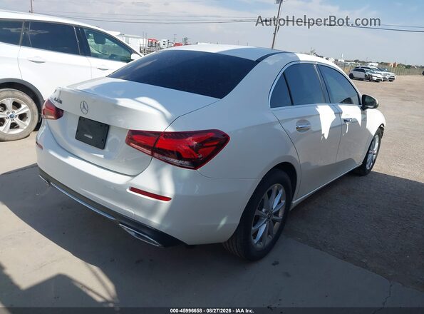 W1K3G4EB2MJ271111 2021 MERCEDES-BENZ A 220 White Trasero derecho