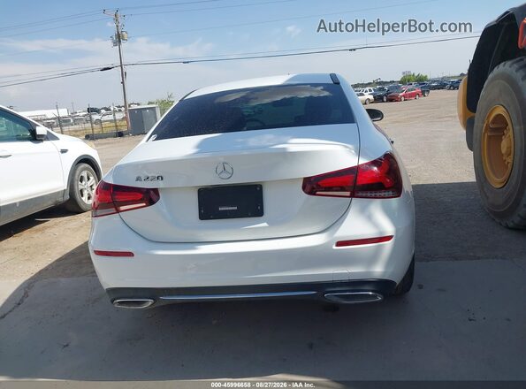 W1K3G4EB2MJ271111 2021 MERCEDES-BENZ A 220 White 