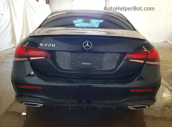 W1K3G4EB3LJ202216 2020 MERCEDES-BENZ A Black Вид ззаду