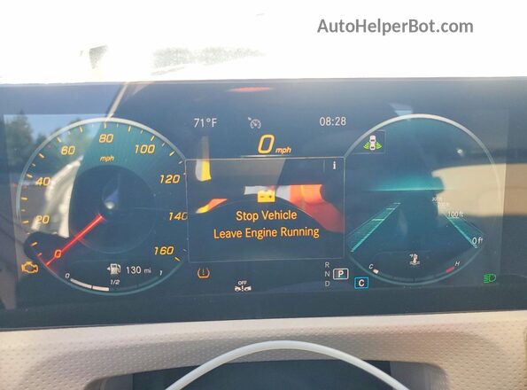 W1K3G4EB3MJ269271 2021 MERCEDES-BENZ A White Vista del cuadro de instrumentos