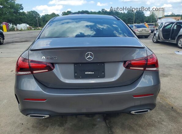 W1K3G4EB3NJ364771 2022 MERCEDES-BENZ A Угольный Вид сзади
