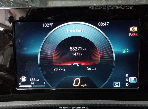 W1K3G4EB4MJ297970 2021 MERCEDES-BENZ A 220 Белый Вид задних сидений