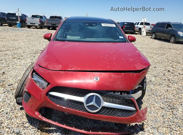 W1K3G4EB5MJ299243 2021 MERCEDES-BENZ A Maroon წინა ხედი