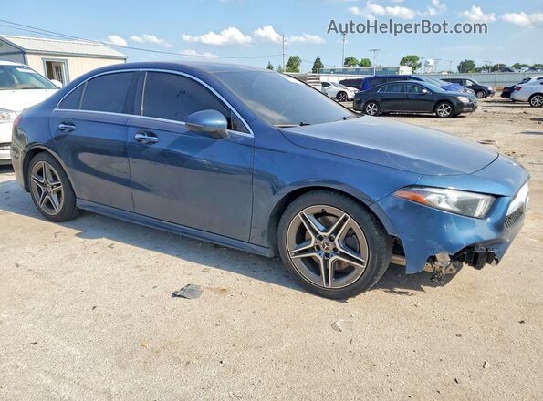 W1K3G4EB6LJ218412 2020 MERCEDES-BENZ A Blue Передня права чверть