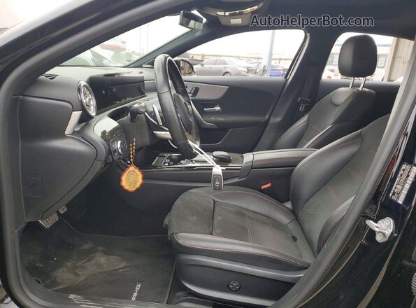 W1K3G4EB7MJ309206 2021 MERCEDES-BENZ A-CLASS Black Սալոնի դիմացի տեսք