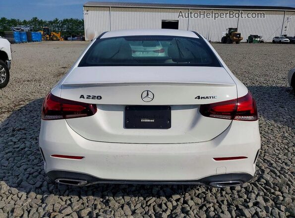 W1K3G4FB4MJ288779 2021 MERCEDES-BENZ A Белый Вид сзади