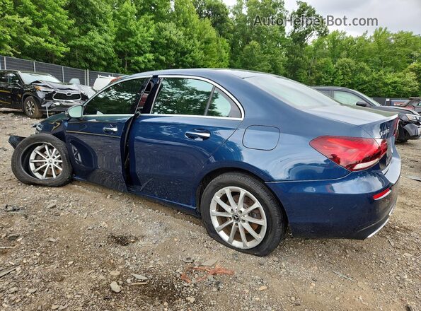 W1K3G4FB5LW047864 2020 MERCEDES-BENZ A Синий Задняя левая четверть