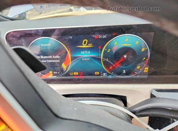 W1K3G4FB5LW047864 2020 MERCEDES-BENZ A Синий Вид щитка приборов