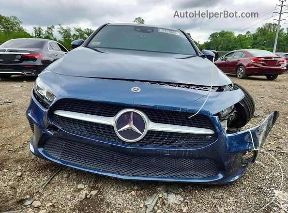 W1K3G4FB5LW047864 2020 MERCEDES-BENZ A Синий Вид спереди