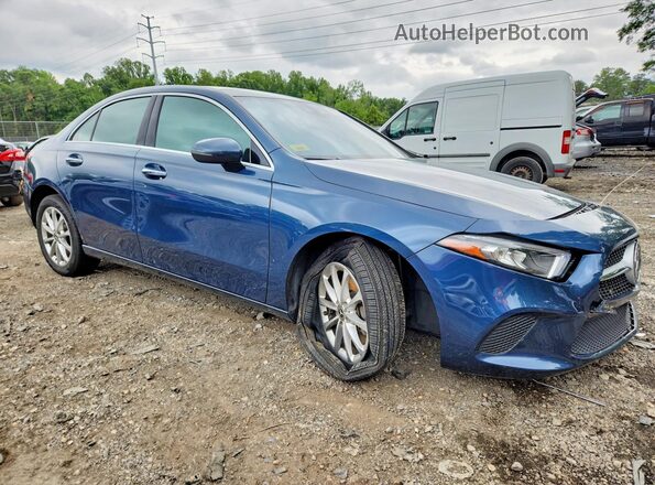 W1K3G4FB5LW047864 2020 MERCEDES-BENZ A Синий Передняя правая четверть