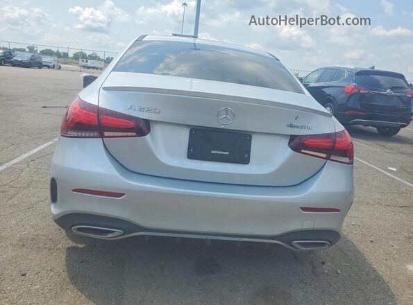 W1K3G4FB9NJ369567 2022 MERCEDES-BENZ A Silver უკანა ხედი