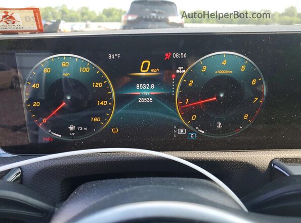 W1K3G4FBXMJ318948 2021 MERCEDES-BENZ A Белый Вид щитка приборов
