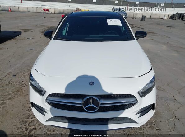 W1K3G5BB8MJ275643 2021 MERCEDES-BENZ AMG A 35 White Widok zestawu wskaźników