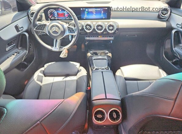 W1K5J4HB0SN510571 2025 MERCEDES-BENZ CLA-CLASS Черный Вид панели приборов