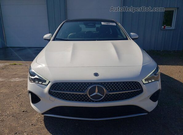 W1K5J4HB2SN532118 2025 MERCEDES-BENZ CLA-CLASS White Vista frontal