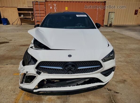 W1K5J4HB6NN248317 2022 MERCEDES-BENZ CLA-CLASS White Vista frontal