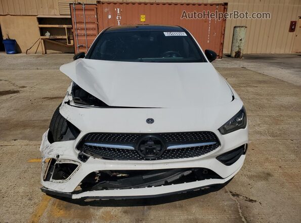 W1K5J4HB6NN248317 2022 MERCEDES-BENZ CLA-CLASS White Vista de la etiqueta del VIN
