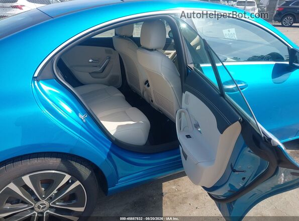 W1K5J4HB6SN552341 2025 MERCEDES-BENZ CLA-CLASS Blue Widok naklejki z numerem VIN