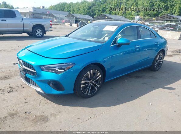 W1K5J4HB6SN552341 2025 MERCEDES-BENZ CLA-CLASS Blue Przód lewy