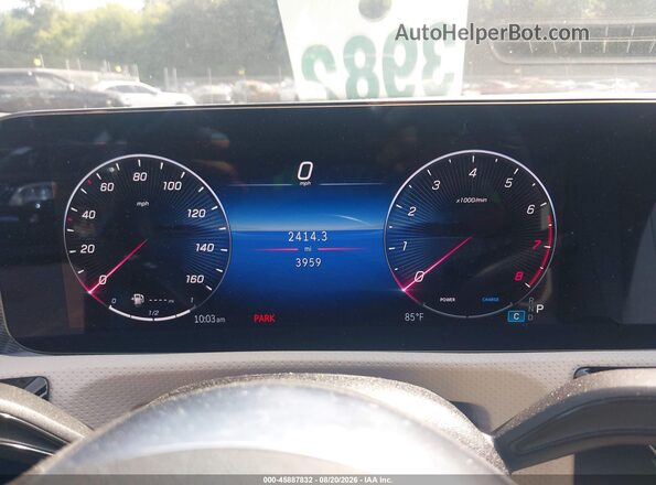 W1K5J4HB6SN552341 2025 MERCEDES-BENZ CLA-CLASS Blue Widok tylnych siedzeń