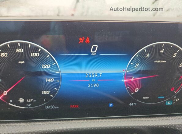 W1K5J4HB6SN558723 2025 MERCEDES-BENZ CLA-CLASS Черный Вид щитка приборов