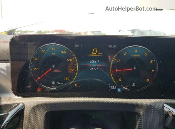 W1K5J4HB7NN321002 2022 MERCEDES-BENZ CLA-CLASS Gray ხელსაწყოთა პანელის ხედი