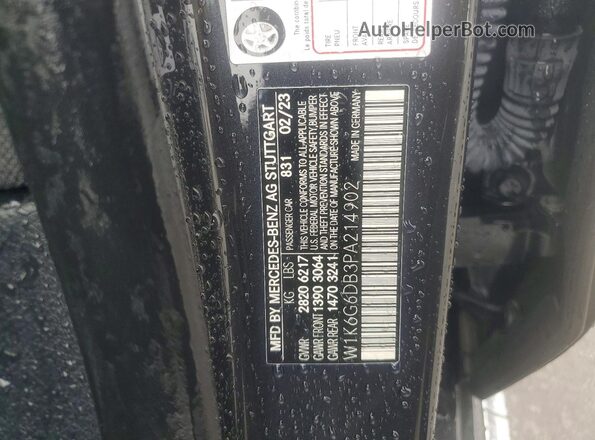 W1K6G6DB3PA214902 2023 MERCEDES-BENZ S Серый Вид подкапотного пространства