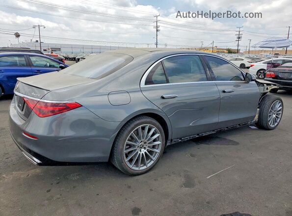 W1K6G6DB6NA141442 2022 MERCEDES-BENZ S Gray Задня права чверть