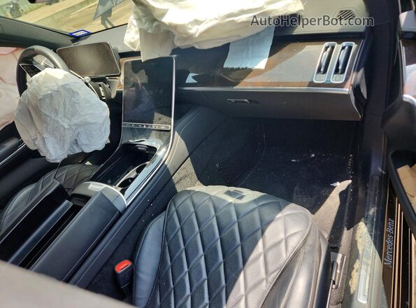 W1K6G7GB3NA151265 2022 MERCEDES-BENZ S Черный Вид панели приборов