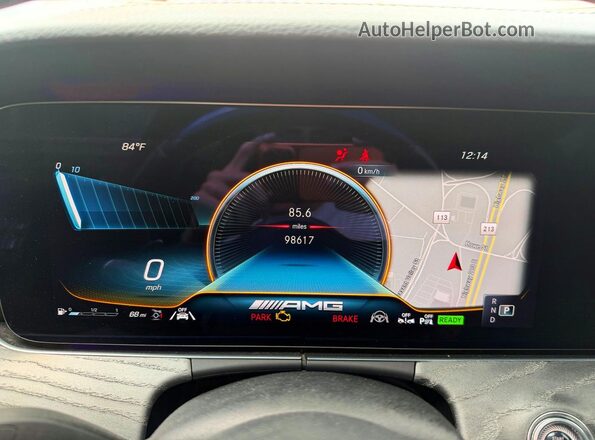 W1K7X5KB9MA037737 2021 MERCEDES-BENZ AMG Black ხელსაწყოთა პანელის ხედი