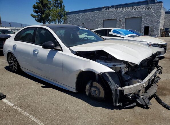 W1KAF4GB0PR107871 2023 MERCEDES-BENZ C White Przód prawy